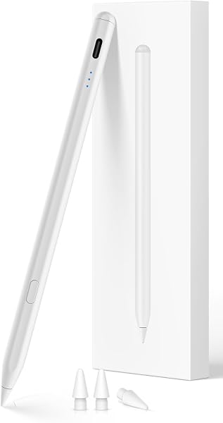 Stylus Pen voor iPad 2018-2025 met USB-C snellaadvermogen - tweedehands - als nieuw — outlet/retourdeal