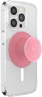 PopSockets Telefoongreep voor MagSafe met kickstand, magnetische standaard, verwisselbare top, veilige grip voor iPhone MagSafe-hoesjes, telefoon en tablet grip, schattige PopSockets - Alum Moire