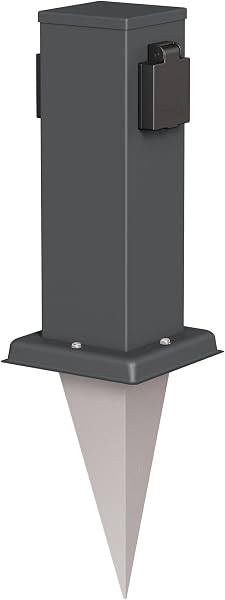 ledscom.de Polly tuincontactdooszuil met grondpin voor buiten - outlet/retourdeal