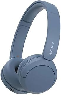 Sony WH-CH520 Draadloze Bluetooth-hoofdtelefoon, tot 50 uur batterijduur met snellaadfunctie, on-ear model, blauw