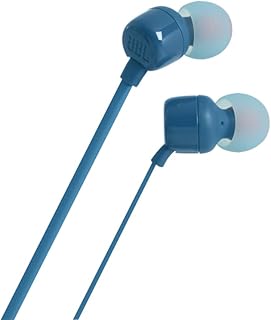 JBL TUNE160 in-ear hoofdtelefoon verpakt JBL Pure Bass geluid in een kleine ultradraagbare locatie, waardoor ze perfect zijn voor dagelijks gebruik, Blauw | JBL Pure basgeluid met klein, ultradraagbaar design en perfect geschikt voor dagelijks gebruik