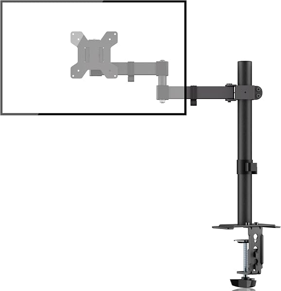 Bracwiser Enkele Volledig Verstelbare Monitorarm Stand Mount voor - tweedehands - zeer goed — outlet/retourdeal