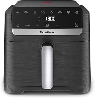 Moulinex Easy Fry Compact, Air Fryer, compact design, XL-capaciteit 7,5 l, intuïtief touchscreen, EZ8618F0