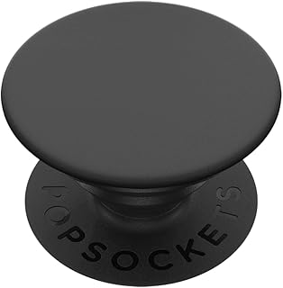 PopSockets 800470 Verwisselbare PopTop - Uittrekbare Greep en Standaard voor Smartphones en Tablets - Zwart
