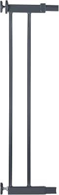Safety 1st Easy Close Metal Gate, Verlengstuk voor veiligheidshek baby van 14 cm, Eenvoudig te monteren verlengstuk voor traphekje zonder boren, Verlengstuk voor babyhekje, Zwart