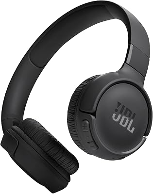 JBL Tune 520BT draadloze on-ear-koptelefoon in zwart - Met JBL Pure Bass Sound, Bluetooth 5.3, handsfree bellen en 57 uur batterijduur