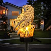 Hoofun Uil zonnecel tuinlampen waterdicht outdoor decor LED gazon - tweedehands - als nieuw — outlet/retourdeal