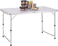 BAKAJI Campingtafel voor picknick met verstelbare hoogte - tweedehands - zeer goed — outlet/retourdeal