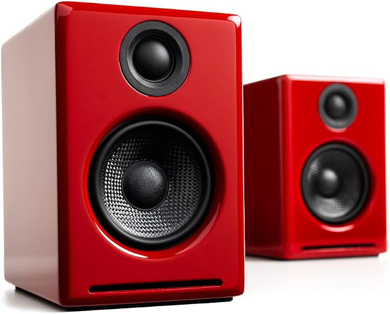 Audioengine A2 Plus Kabellose Bluetooth-Desktop-Lautsprecher – 60-W-Computerlautsprecher für Musik und Gaming