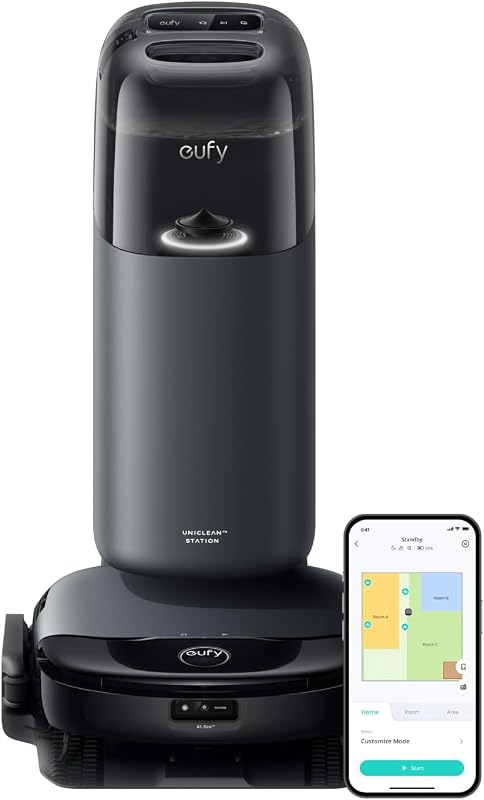 eufy S1 HydroJet Robotstofzuiger met Dweil - outlet/retourdeal