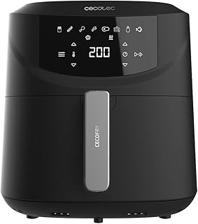 Cecotec Cecofry Absolute 7600 Airfryer zonder olie, 7,6 l, 2000 W, digitaal en compact, PerfectCook, temperatuur en instelbare tijd, touchpaneel, 8 modi