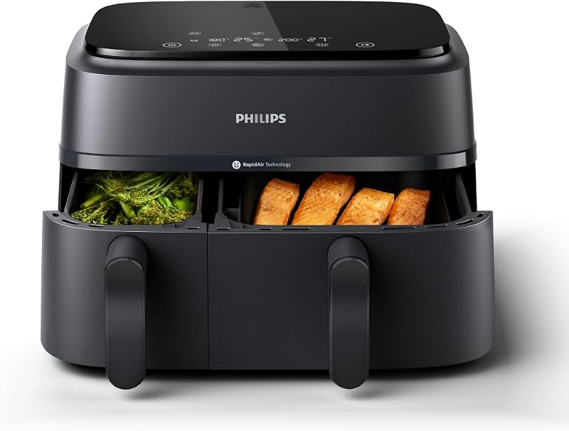 Philips Airfryer met twee baklades - outlet/retourdeal