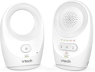 VTech DM1111 babyfoon met digitale audio — DECT-technologie, geluidsniveau-indicator, riemclip en meer — met ouder- en babyunit || Geen standby-functie