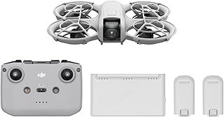 DJI Neo Fly More Combo, Mini drone met 4K UHD-camera voor volwassenen, een zelf-vliegende drone van 135 g die u volgt, opstijgen vanaf uw palm, onderwerp volgen, met RC-N3 en 3 batterijen | 135g zelfvliegende drone die je volgt, Palm Takeoff, Onderwerp Tracking, QuickShots, met RC-N3 en 3 batterijen