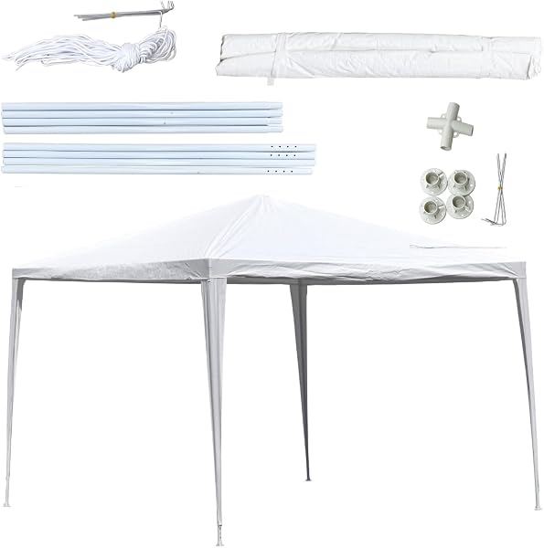 Kinzo Vouwpaviljoen 3 x 3 m - tweedehands - als nieuw — outlet/retourdeal