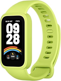 XIAOMI Smart Band 9 Active, Sports Fitness Tracker, 1.47" TFT-display, 60Hz hoge verversingsfrequentie, 18 dagen batterijduur, slaap- en gezondheidsmonitoring, 50 sportmodi, 5ATM, iOS & Android, Groen