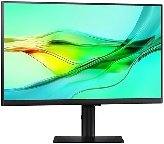 SAMSUNG ViewFinity S60UD 24 inch pc-monitor, 100 Hz - IPS-paneel, QHD (2560 x 1440), 5 ms, 3000:1, Auto Source Switch +, KVM Switch, Daisy Chain, USB-C (90W), HDMI (2.0), Display Port (1.4), USB (3.0)