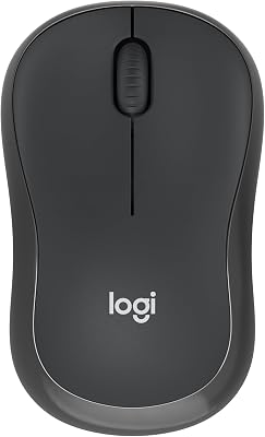 Logitech M240 Stille Bluetooth Muis, Draadloos, Compact, Draagbaar, Soepel Bewegen, 18 maanden batterijduur, voor Windows, macOS, ChromeOS, Compatibel met PC, Mac, Laptop, Tablets - Grafiet