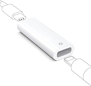 USB C-adapter voor Apple Pencil 1e generatie, USB C oplaadadapter voor iPad 10e generatie, adapter type C naar iPencil, Bluetooth-adapter, USB C-aansluiting voor Apple Pencil 1e generatie iPad 10e