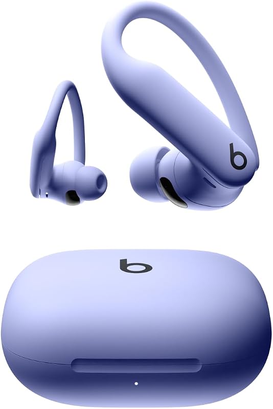 Beats Powerbeats Pro 2, draadloze oortjes met bluetooth, ruisonderdrukking, hartslagmeting, IPX4 en tot 45 uur batterijduur, draadloze oplaadcase. Werkt met Apple en Android - hyperviolet