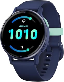 Garmin Vivoactive 5 Music, Smartwatch, Sporthorloge, AMOLED-Scherm, 11 dagen batterij, Sportapps 30+, Meditatie
