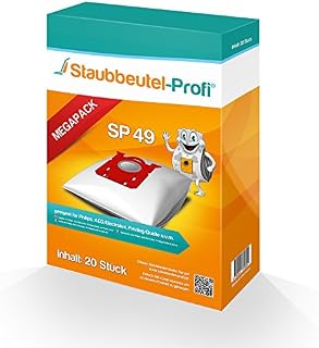 Staubbeutel-Profi 20 Stofzuigerzakken voor AEG, S-Bag, Philips FC 9050-9099 Jewel, FC 9100-9149 Specialist, FC 9150-9199 Performer (SP49)