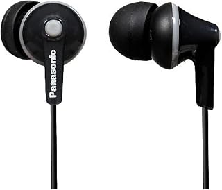Panasonic RP-HJE125E-K In-Ear-Koptelefoon (Incl. 3 Maten Ear Buds, 10-24.000 Hz, 1,1 m Kabel), Zwart