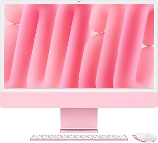 APPLE 24inch iMac with Retina 4.5K display Apple M4 chip with 8core CPU and 8core GPU 16GB 256GB SSD Pink