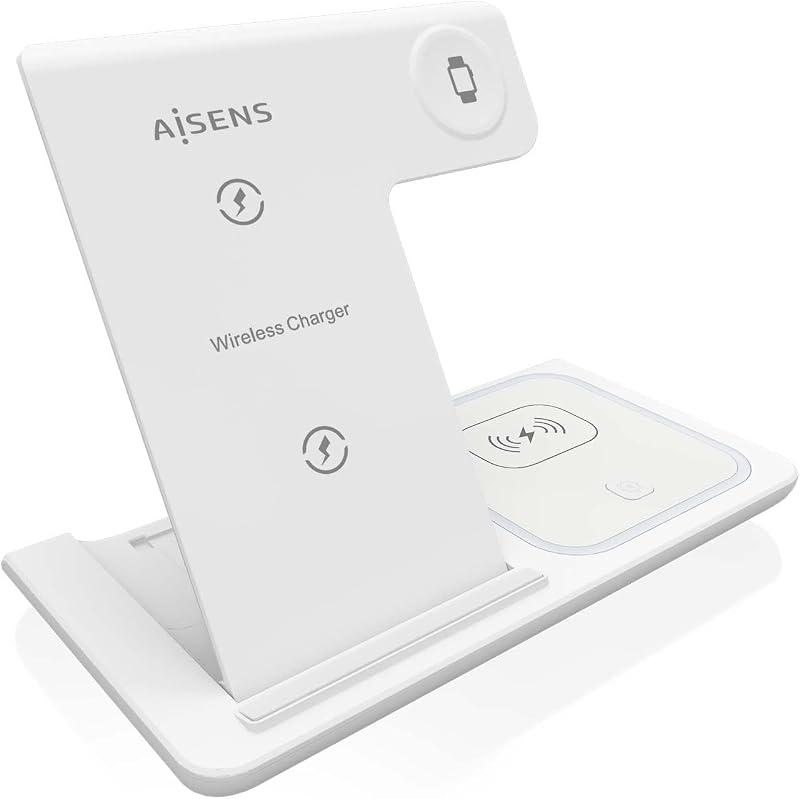 AISENS ASCH-15W3WC044-W Draadloze oplader USB-C 3-in-1 - outlet/retourdeal