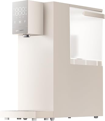 DREAME C10 Waterdispenser, direct warm en koud water uit de dispenser op het aanrecht, gezuiverd water, instelbare temperatuur, doseervolume, installatievrij, UV-sterilisatie, meerlaagse filtratie