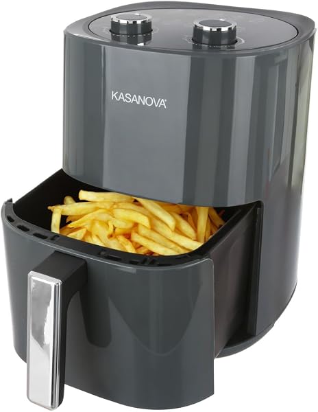 Luchtfriteuse 4 l 1500 W antraciet - tweedehands - als nieuw — outlet/retourdeal