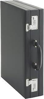 Alassio 92300 - PONTE attachéhoesje, gemaakt van imitatieleer, ca. 44,5 x 33 x 10 cm, zwart, 1,85 kg