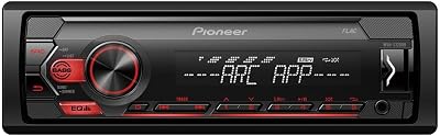 Pioneer Deckless autoradio MVH-S120UB rode verlichting, RDS, USB
