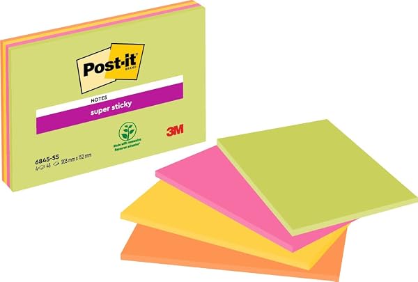 Post-It Super Sticky Plaknotities 6845-SSP - outlet/retourdeal