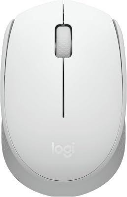 Logitech M171 Draadloze Muis voor PC, Mac, Laptop, 2,4 GHz met USB Mini-ontvanger, Optische Sensor, 12 Maanden Batterijduur, Links- en Rechtshandig - Wit