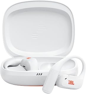 JBL Endurance Zone draadloze open-ear sporthoofdtelefoon met ergonomische oorhaken, JBL OpenSound technologie, 32 uur afspeeltijd, IP68 waterdicht, Google Finder, JBL Headphones App, wit