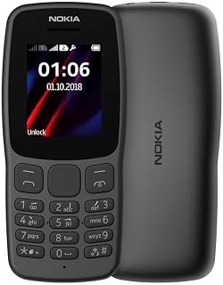Nokia 106 (2018) 4G Negro (Black) Dual SIM