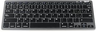 iggual - Toetsenbord met kabel Slim TKL-BT | Ultra Slim Computer Toetsenbord - Toetsenbord USB-aansluiting - Compatibel met Windows, MacOS, Linux - Laptop - Kleur Zwart