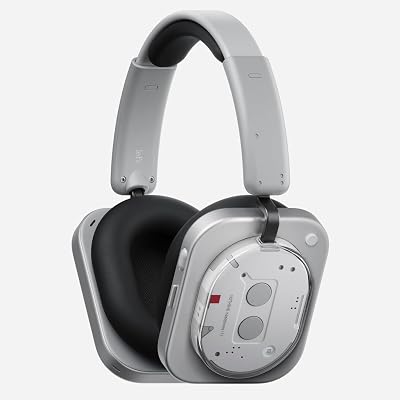 Nothing Headphone (1) Draadloze Over-Ear Koptelefoon met ANC, tot 80 uur batterij, Hi-Res, ruimtelijk geluid, waterbestendig – Wit