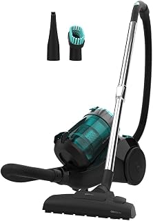 Cecotec Conga Rockstar Multicyclonic Stofzuiger zonder zak, krachtig, 800 W, multicyclon, capaciteit 2,5 l, zeer efficiënte filter, metalen telescoopbuis, accessoires
