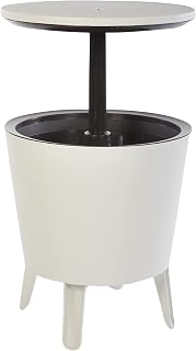 Keter Cool Bar Koelkast voor buiten en tuin, inhoud 30 l, 45 blikjes, 52 x 42 x 52 cm, bruin