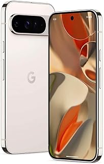 Google Pixel 9 Pro XL – Android-Smartphone mit Gemini ohne SIM-Lock, Dreifach-Rückkamerasystem, 24 Stunden Akkulaufzeit und EIN 6,8 Zoll großes Super Actua-Display – Porcelain, 128GB