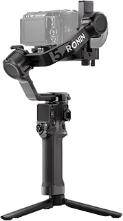 DJI RS 5, gimbalstabilisator voor camera's, Canon/Sony/Nikon/Fujifilm | Fijn afstemmen knoppen, 2e generatie geautomatiseerde asvergrendeling, snelle opening, Z-as indicator