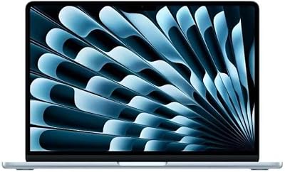 Apple MacBook Air 13 inch laptop met M4-chip: ontworpen voor Apple Intelligence, 13,6 inch Liquid Retina-display, 16 GB uniform geheugen, 256 GB SSD-opslag, touch ID; hemel; FR