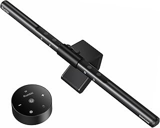 Quntis Draadloze Monitor Lichtbalk met Afstand & Touch Control, 40cm PC gebogen computer monitor lamp auto staploze dimming en kleurtemperatuur, oog beschermen desktop pc scherm anti-blauwe lichtbalk