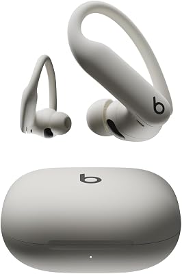 Beats Powerbeats Pro 2, draadloze oortjes met bluetooth, ruisonderdrukking, hartslagmeting, IPX4 en tot 45 uur batterijduur, draadloze oplaadcase. Werkt met Apple en Android - zandstorm
