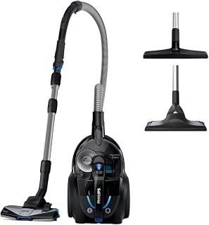 Philips 7000 Series Stofzuiger zonder Zak - 900 W Vermogen met H13-Allergiefilter en Triactive+ Mondstuk (Fc9741/09)