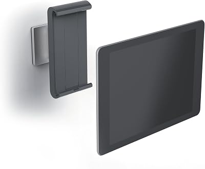 Durable 893323 Tablethouder muur (voor 7-13" tablets, draaibaar met anti-diefstal ankerpunt) zilver/antraciet