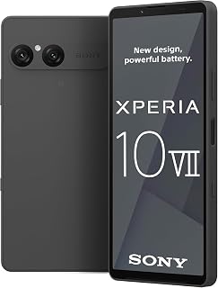 Sony Xperia 10 VII - 6,1" 19,5:9 OLED mit 120 Hz, 5.000 mAh Akku, 3,5mm Audio, Android 15, IP65/68, Dual SIM hybrid, charcoal black (XQFE54EUKCB.GC)