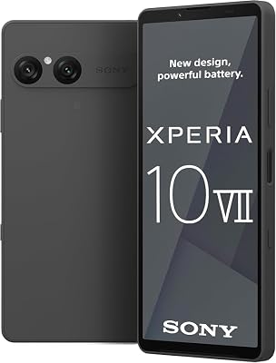 Sony Xperia 10 VII - 6,1" 19,5:9 OLED mit 120 Hz, 5.000 mAh Akku, 3,5mm Audio, Android 15, IP65/68, Dual SIM hybrid, charcoal black (XQFE54EUKCB.GC)